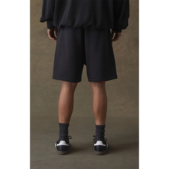 Fear of God ESSENTIALS Stretch Limo Black Men's Sweat Shorts NWT Sz L - Picture 3 of 9
